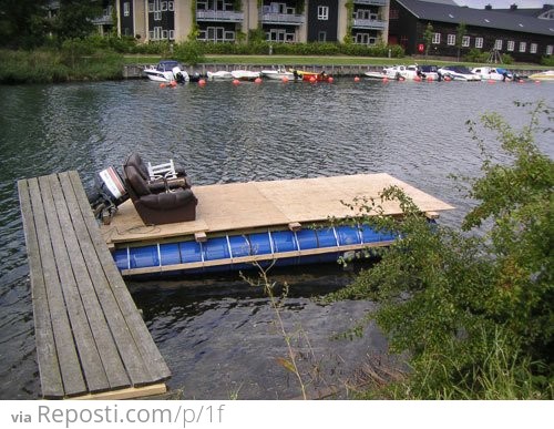 Home Made Motorboat