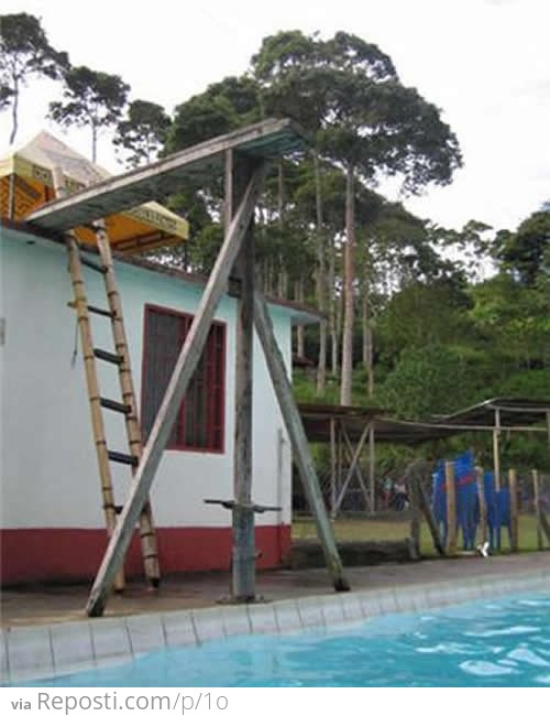 Home Made Diving Board