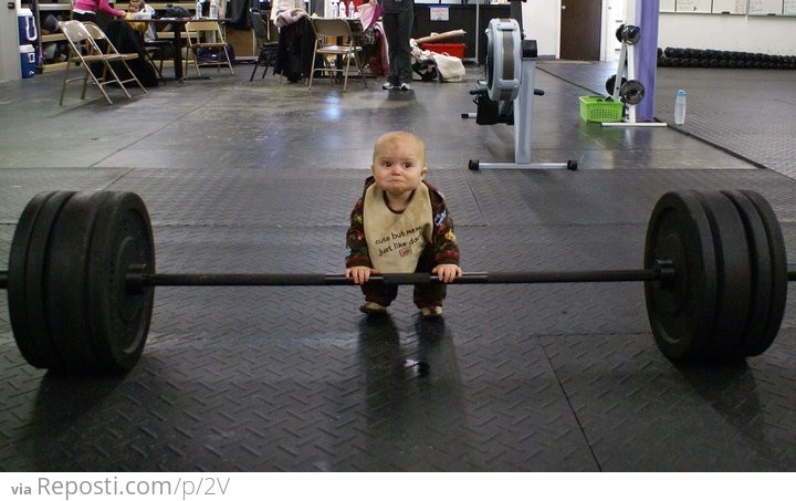 Baby Weight Lifter