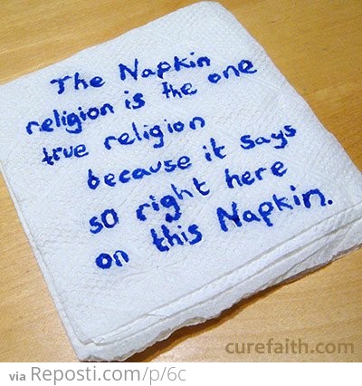The Napkin Religion