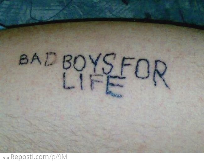 Bad Boys For Life Tattoo