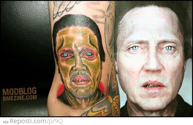 Christopher Walken Tattoo