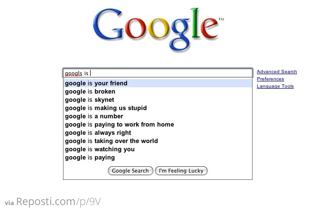 Google Is...