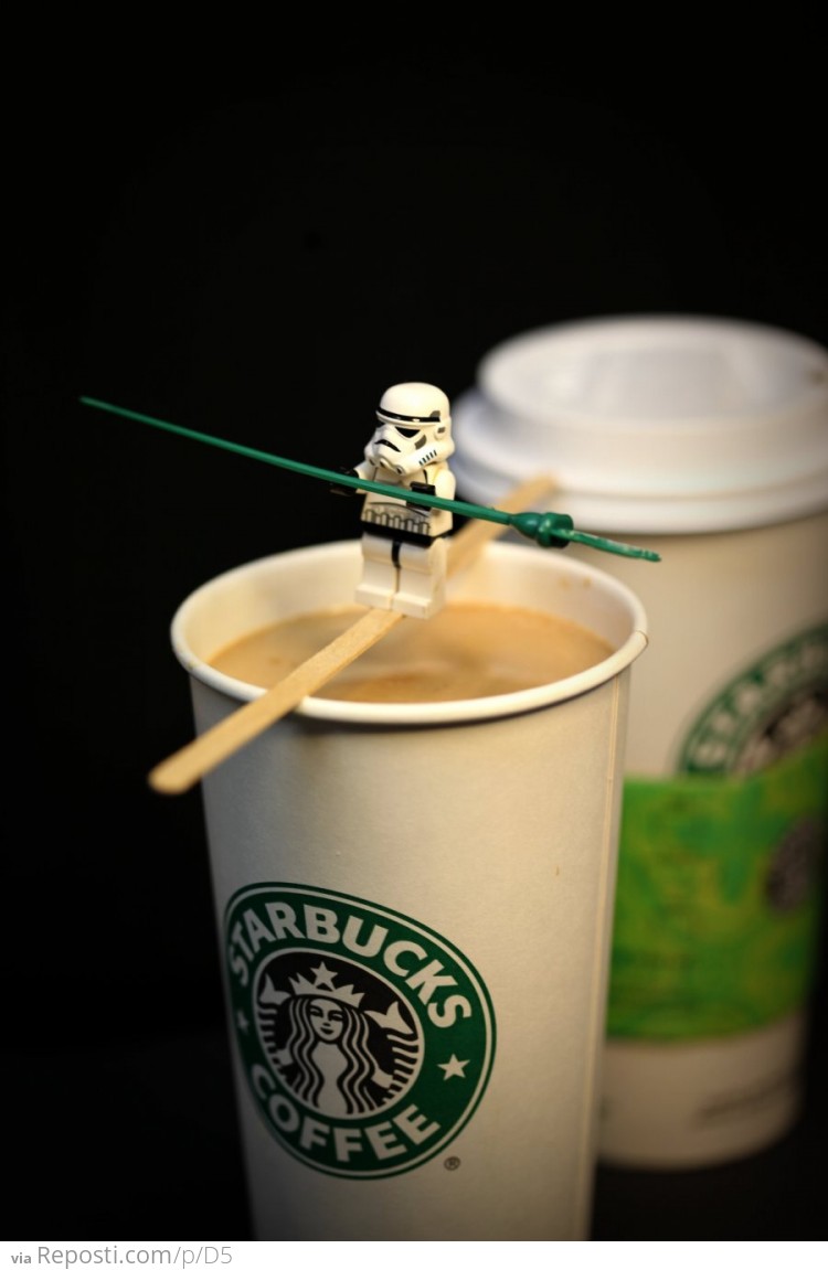 Lego Stormtrooper Tightwalk