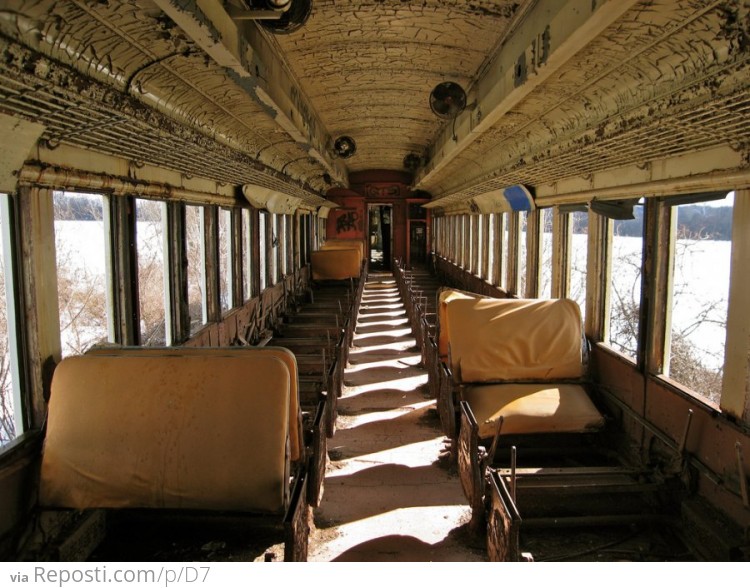 Abandonned Train Car