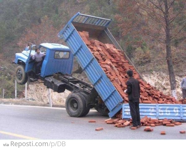 Brick Truck Accident