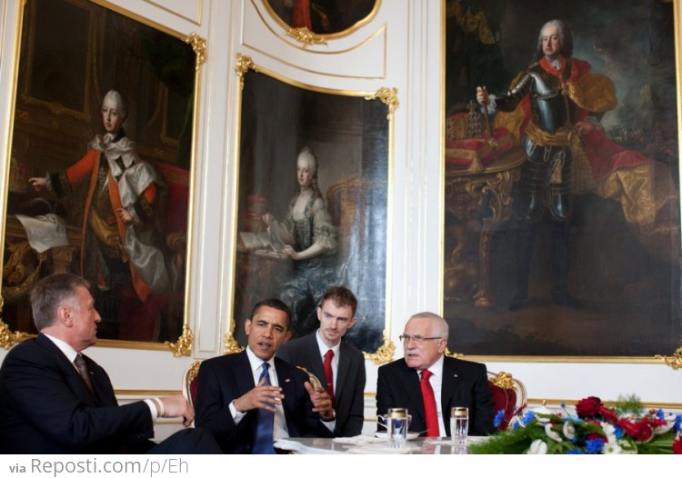 President Barack Obama With European Leaders
