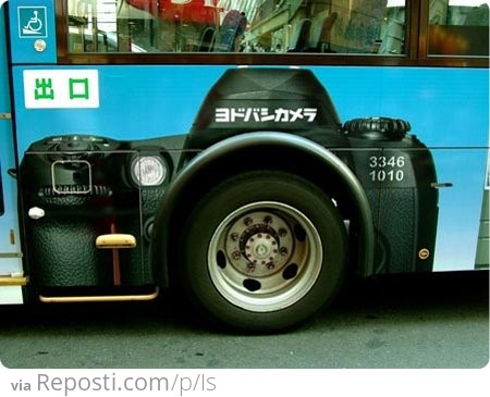 Bus Camera Advertisement