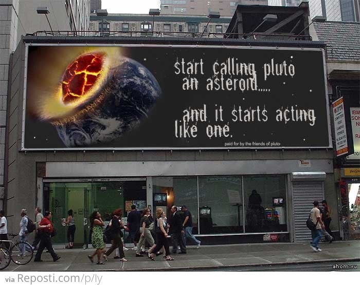 Pluto Billboard