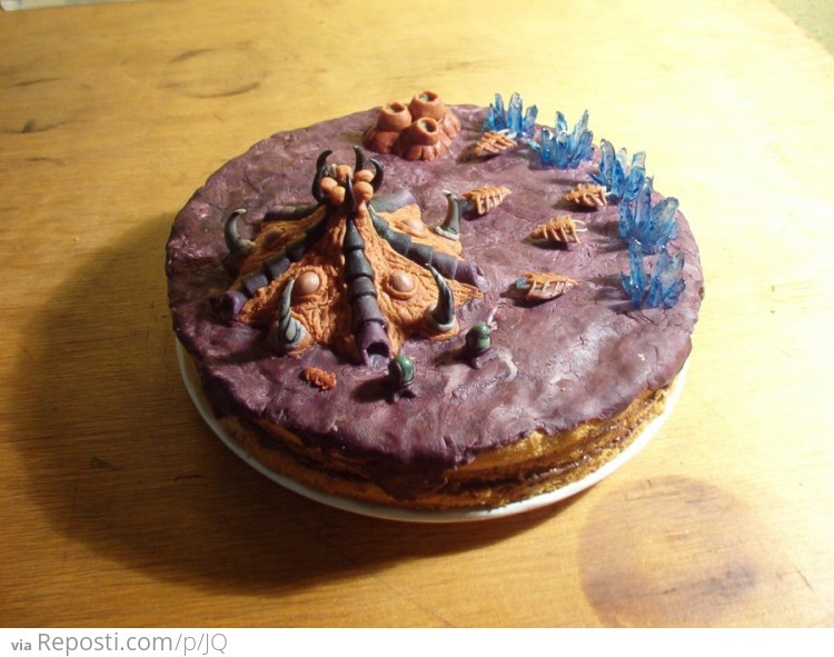 StarCraft Zerg Cake