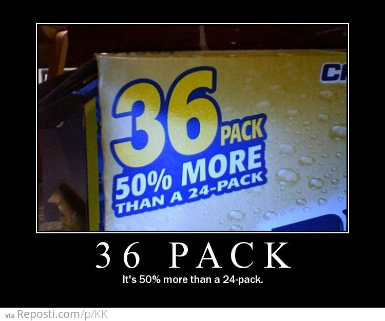 Thirty Six Pack