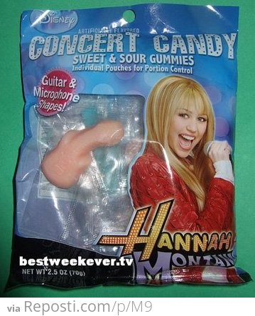 Hanna Montana Concert Candy
