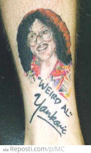 Weird Al Tattoo