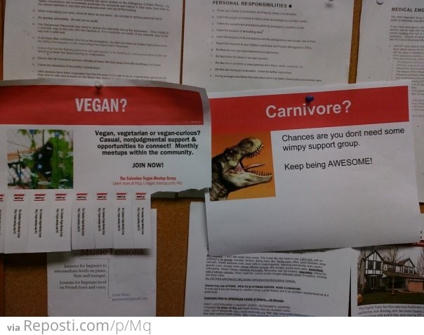 Vegan? Carnivore?