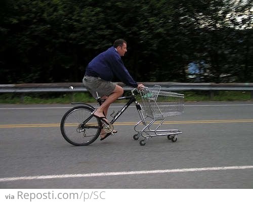 Shopping Cart Bike