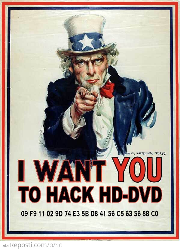 I Want You To Hack HD-DVD