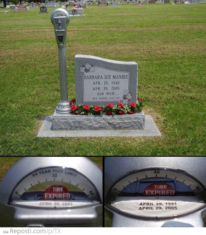 Parking Meter Grave