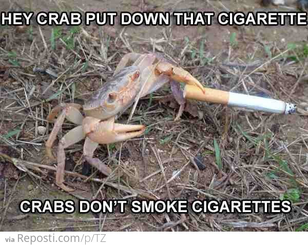 Put Down That Cigarette