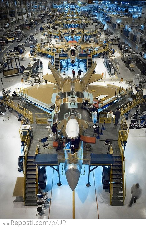 F-22 Raptor Being Built