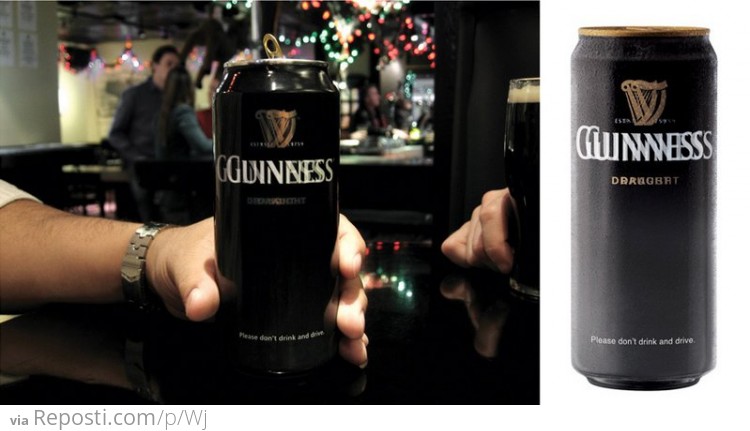 Drunk Guinness Can