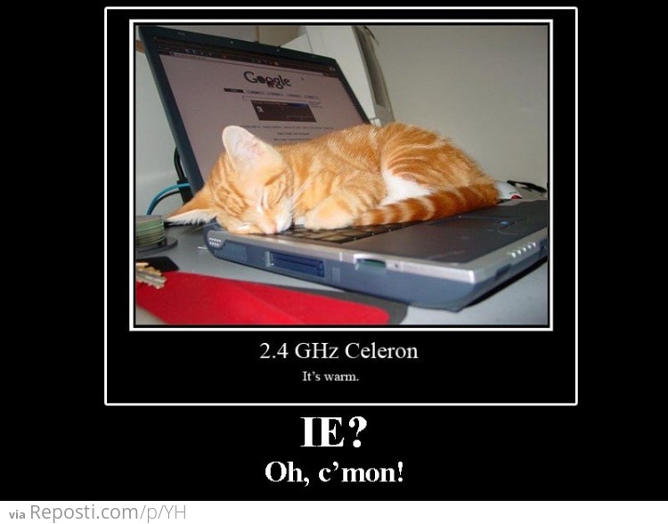 IE? Oh Common!