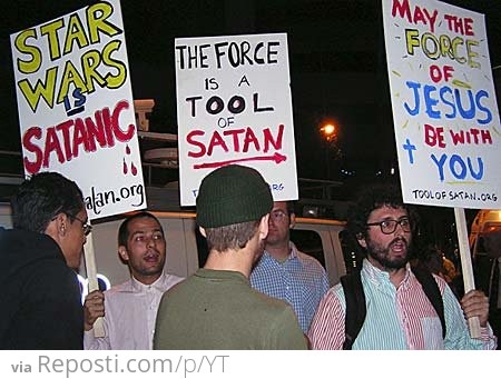 Star Wars Protesters