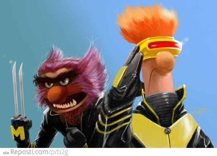 Wolverine Animal & Cyclops Beaker