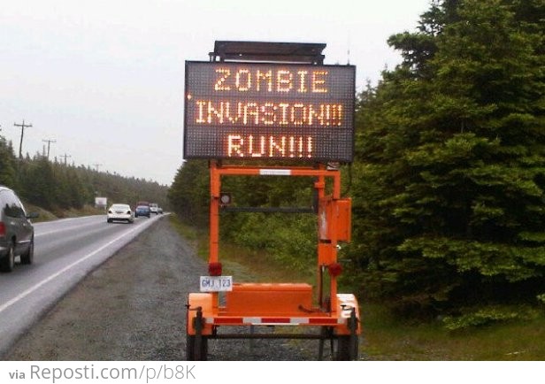 Zombie Invasion, Run!