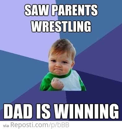 Parents Wrestling