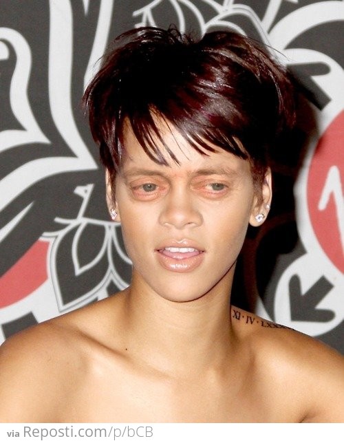 Rihanna with Steve Busceme's Eyes