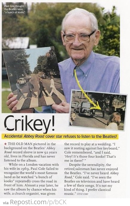 Old Man No Like The Beatles