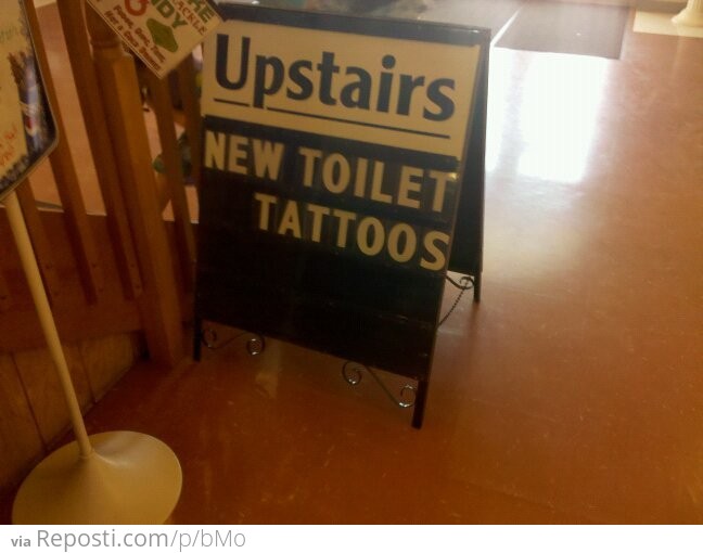 New Toilet Tattoos