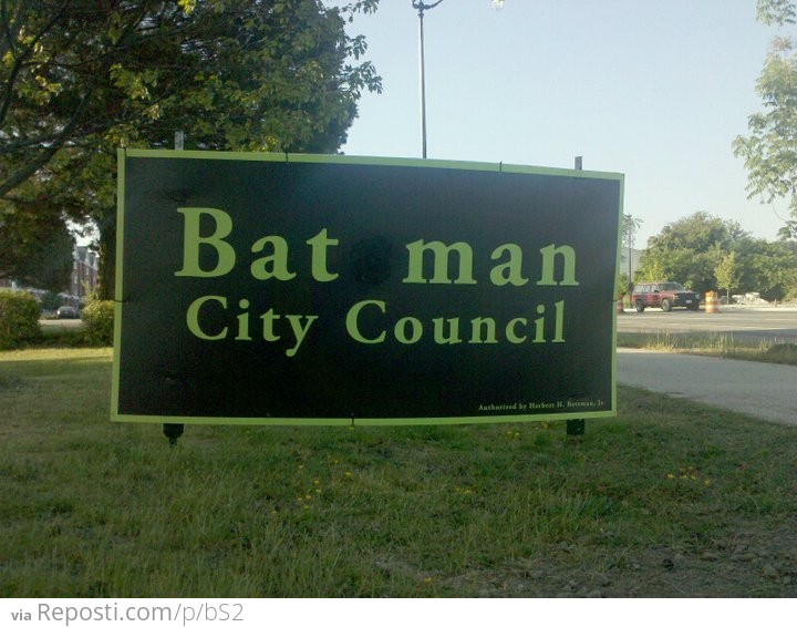 Batman For City Council