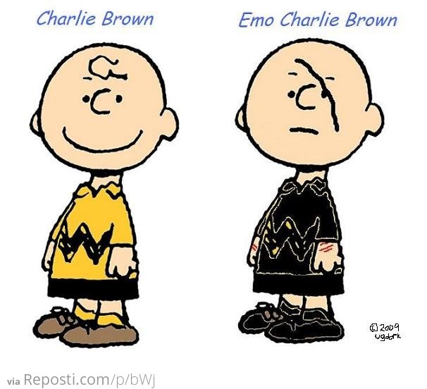 Emo Charlie Brown