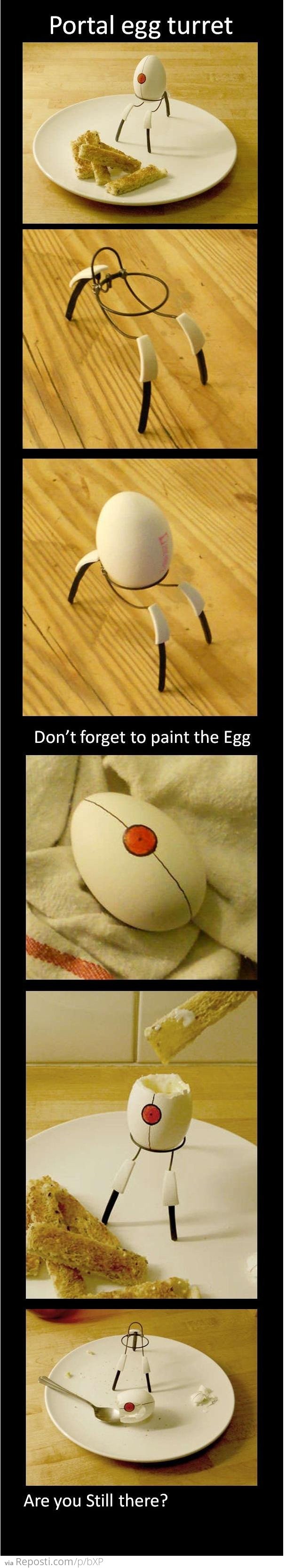 Portal Egg Turret