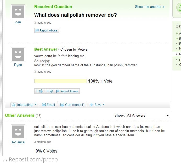 What Does Nailpolish Remover Do?