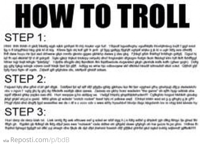 How To Troll