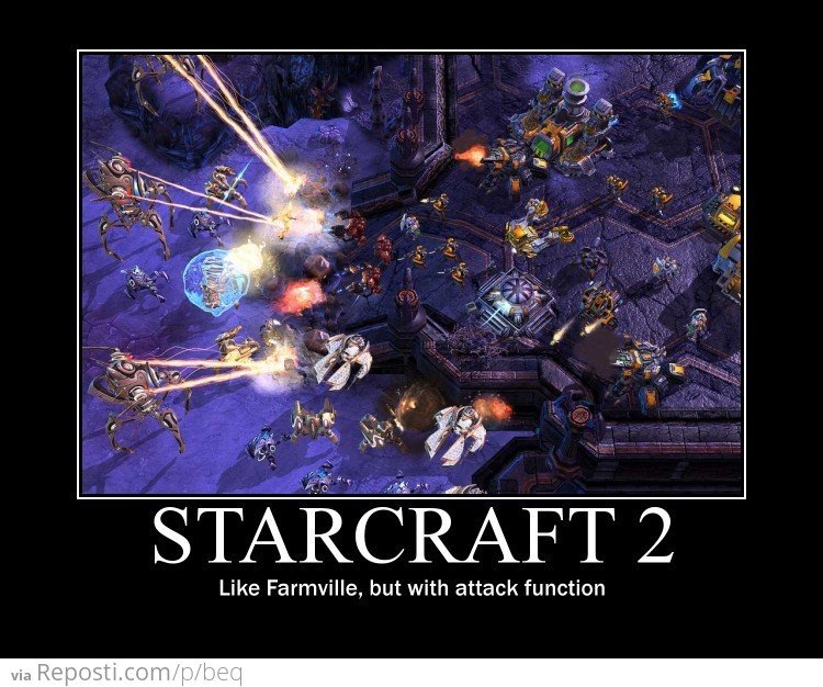 StarCraft 2 - Farmville With Attack Mode