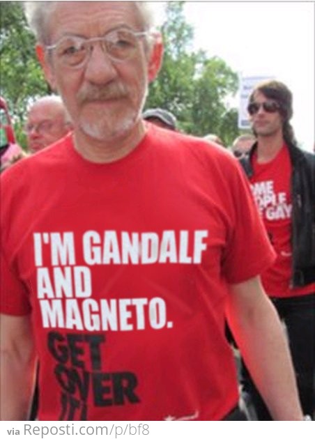 I'm Gandalf and Magneto