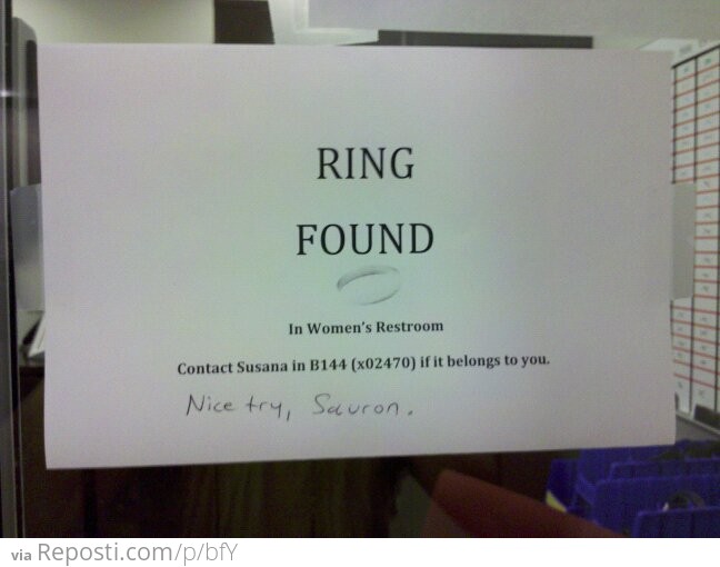 Ring Found