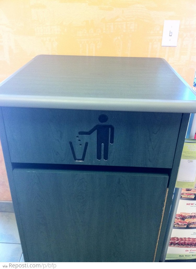 Throwing Out Trash or Sad Juggler?