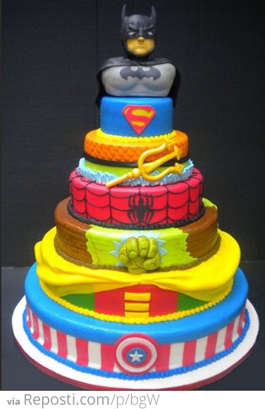 Super-Hero Cake