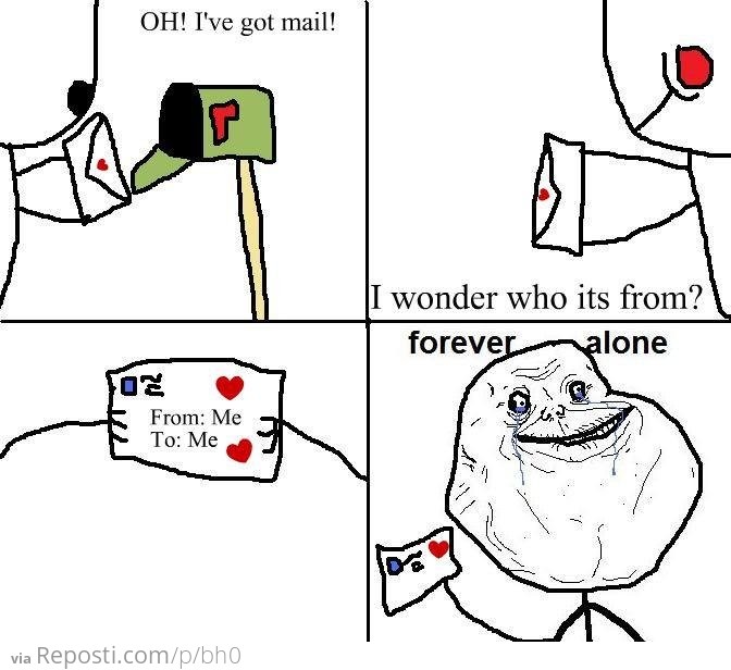 Forever Alone Mail