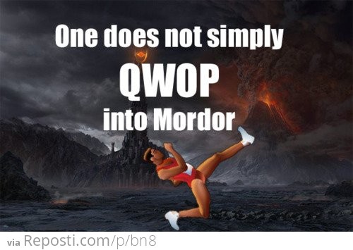 QWOP Into Mordor