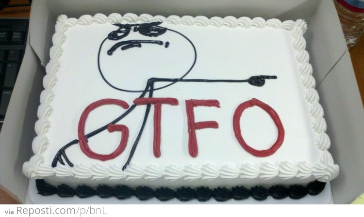 GTFO Cake