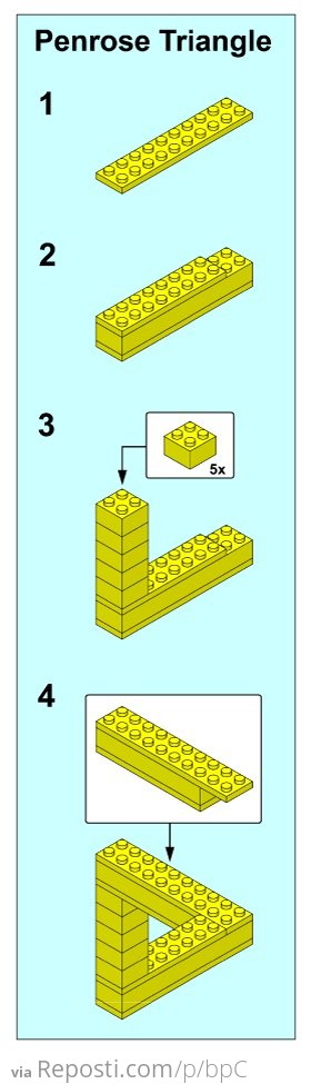 Lego Penrose Triangle