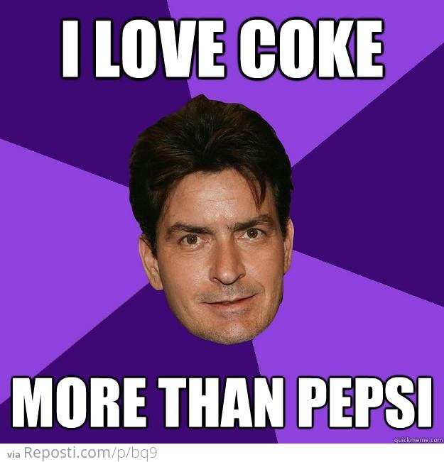 Charlie Sheen Likes Coke
