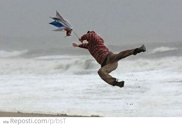 It's a little windy today