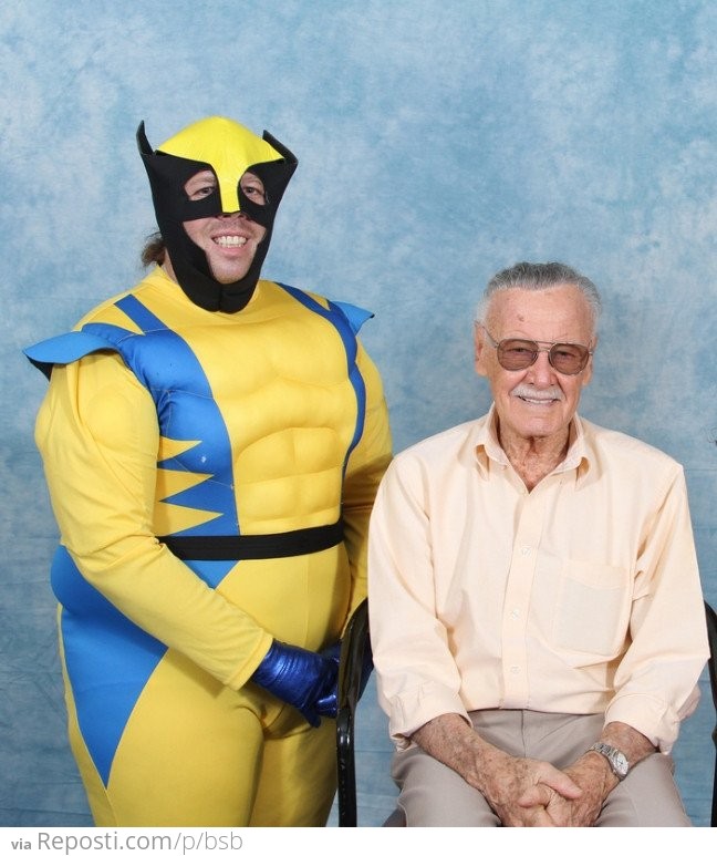 Wolverine & Stan Lee
