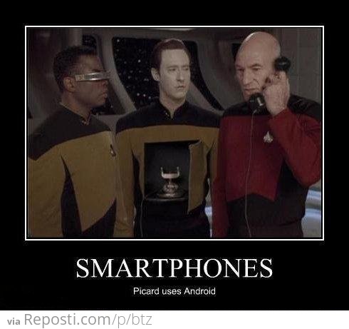 Picard used Android